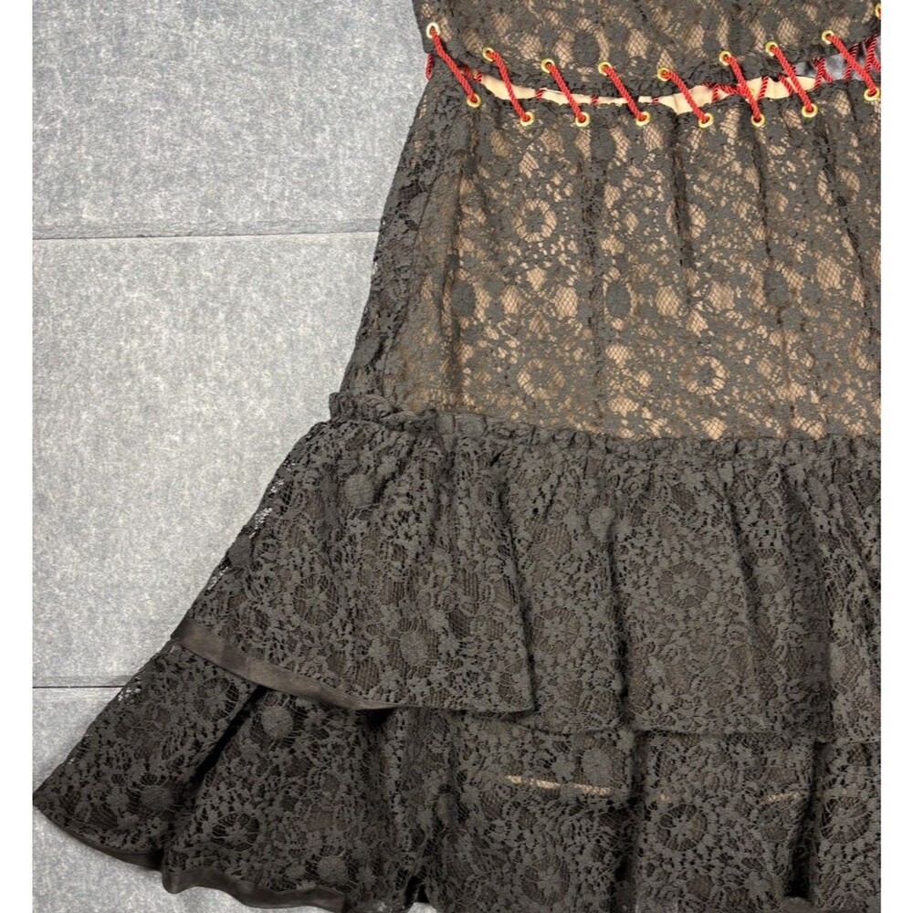Sandra Mansour FW 2016 Black Lace Mini Dress Womens EU 36 US 0 XS NWT MSRP $1850 - Picture 7 of 16